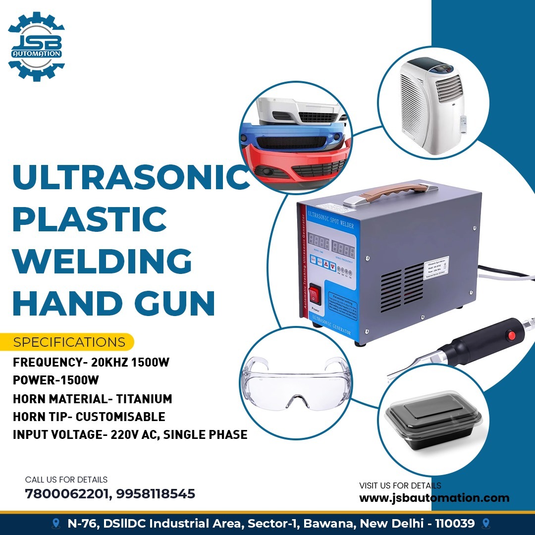 Ultrasonic Plastic Welding Handgun