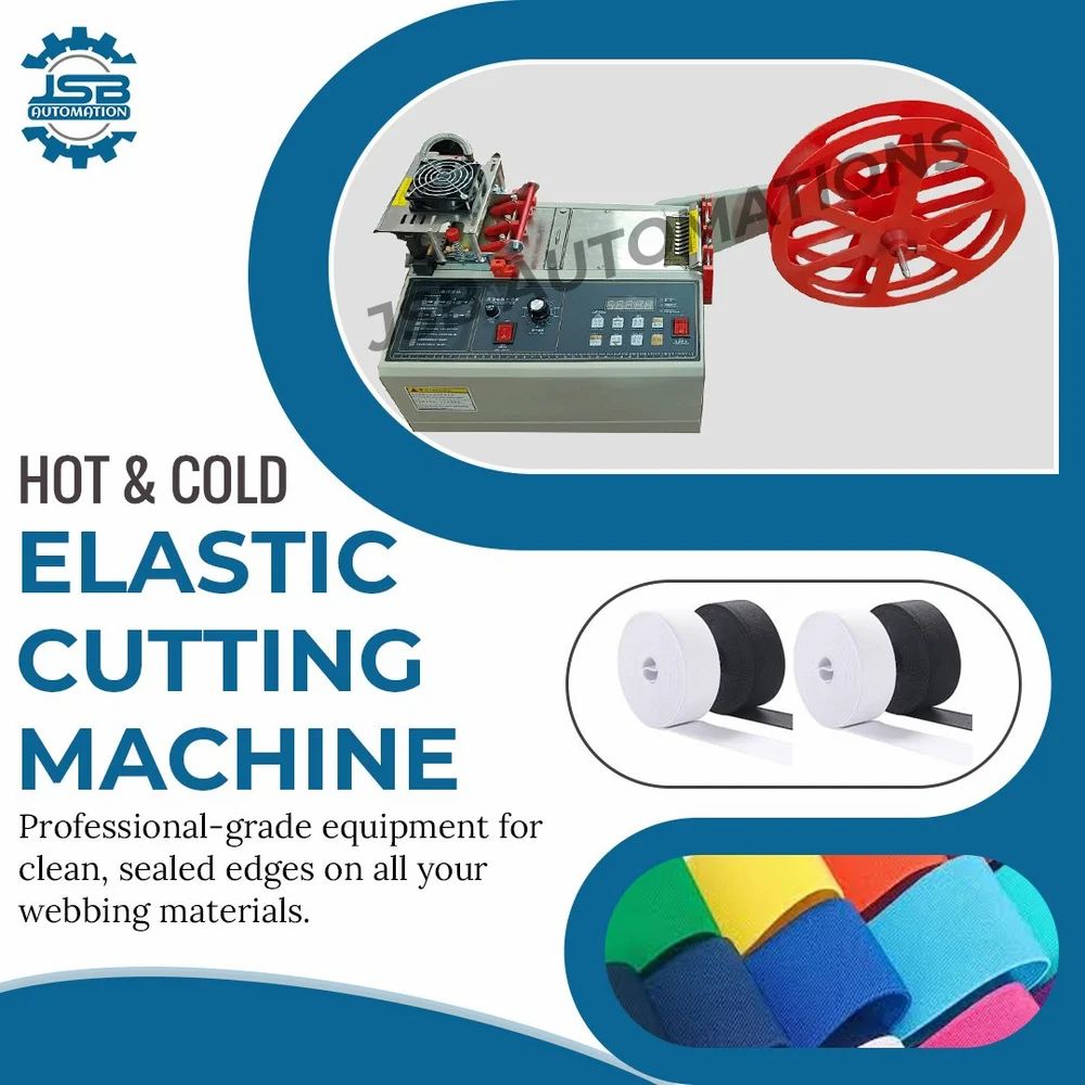 80 PPM Elastic Ribbon Cutting Machine
