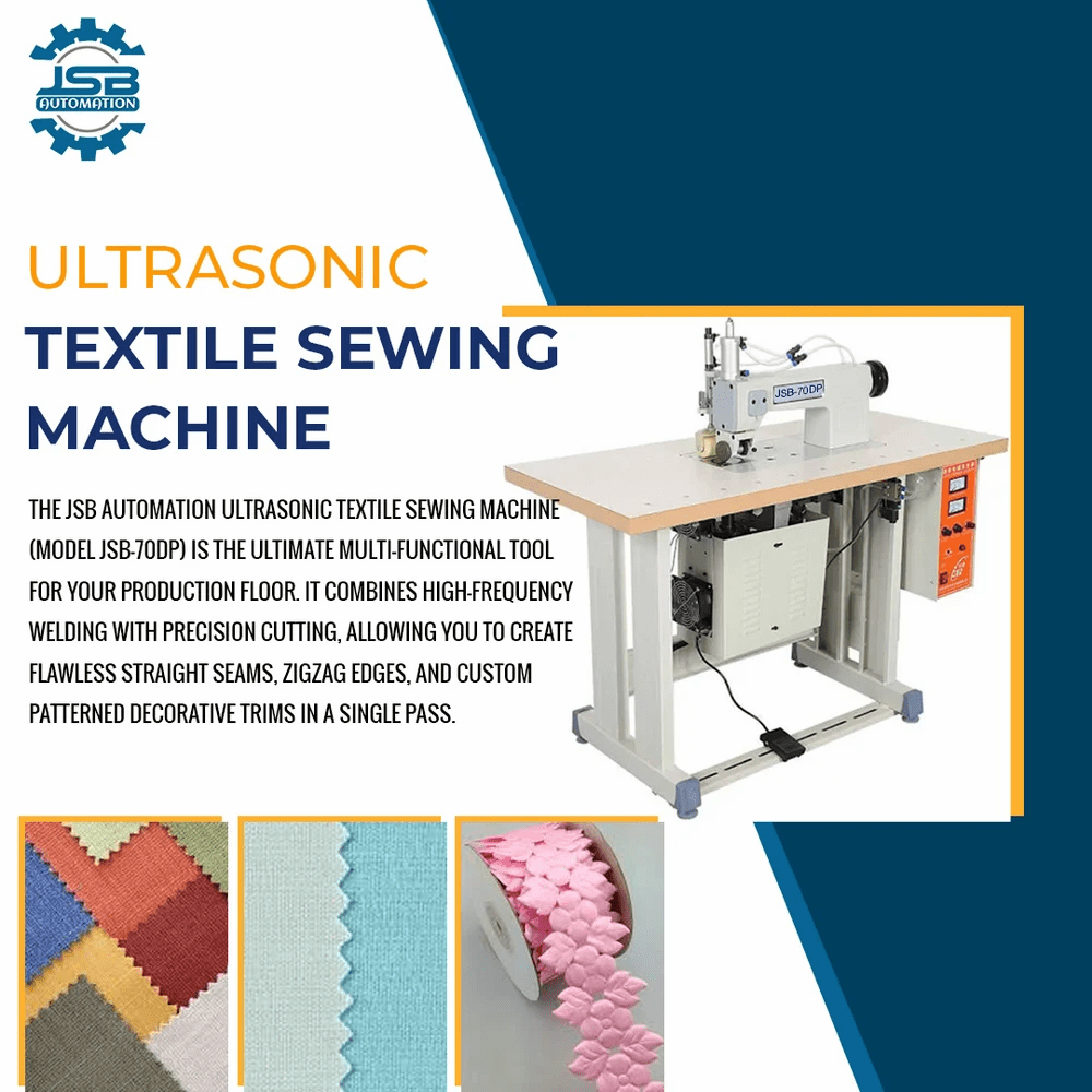 Ultrasonic Non Woven Textile Sewing Machine