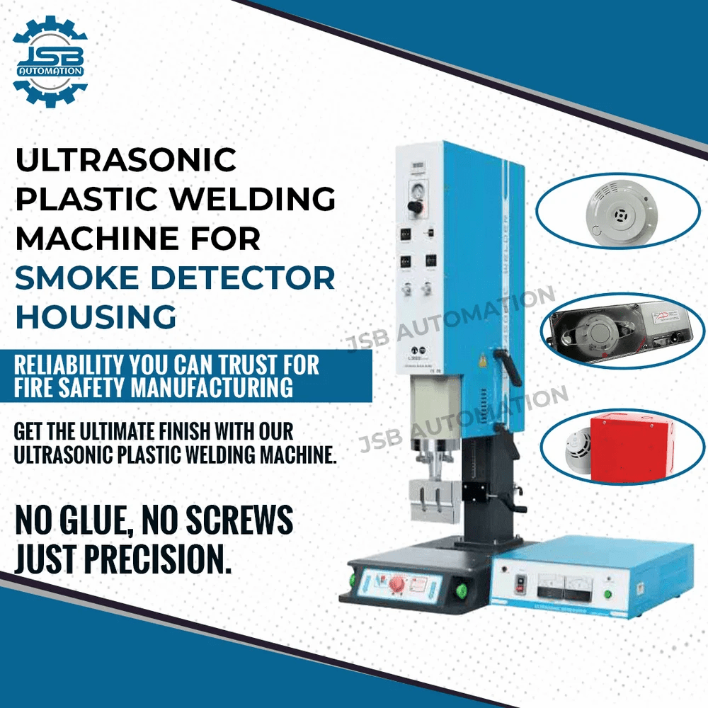 Ultrasonic Plastic Welding Machine For Smoke Detector Housing