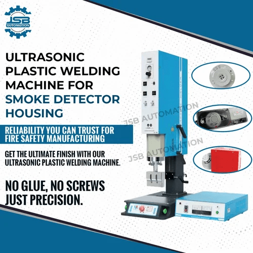 Ultrasonic Plastic Welding Machine For Smoke Detector Housing